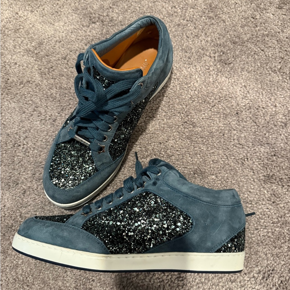 NWOT Jimmy Choo Sparkle Star Sneakers